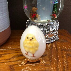 Vintage Goebel Annual Easter Egg Yellow Chick  1978